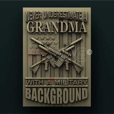 MILITARY GRANDMA 3D STL 3DWave